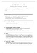 FINANCIAL ACCOUNTING EXAM 2026  COMPLETE EXAM QUESTIONS AND ANSWERS 100&percnt; VERIFIED A&plus; GRADE ASSURED&excl;&excl;&excl;&excl;&excl; NEW LATEST UPDATE&excl;&excl;&excl;&excl;&excl;