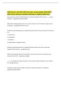 ISDS Final 13&comma; LSU ISDS 3105 Final Exam &lpar;Latest Update 2026&vert;2027&rpar;&NewLine;With Correct Answers &vert;Verified &vert;Already A&plus; Graded &lpar;100&percnt; Pass&rpar;