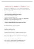 NUR 406 Davis Advantage &vert; UPDATED Questions with 100&percnt; Correct Answers&NewLine;