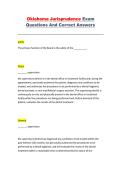 Oklahoma Jurisprudence Exam &ndash; Questions and Correct Answers