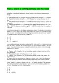 Matsci Exam 3- HW Questions and Answers
