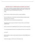 NURS 406 Final Exam &vert; UPDATED Questions with 100&percnt; Correct Answers&NewLine;
