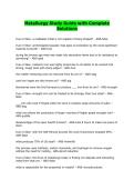 Metallurgy Study Guide with Complete Solutions
