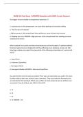 NURS 420 Final Exam &vert; UPDATED Questions with 100&percnt; Correct Answers&NewLine;