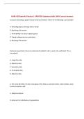 NURS 420 Exam &num;1 Practice &vert; UPDATED Questions with 100&percnt; Correct Answers&NewLine;
