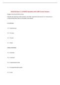 NURS 420 Exam 3 &vert; UPDATED Questions with 100&percnt; Correct Answers&NewLine;
