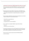 NURS 420 Exam 4 Study Guide &vert; UPDATED Questions with 100&percnt; Correct Answers&NewLine;