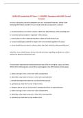 NURS 420 Leadership ATI Exam 1 &vert; UPDATED Questions with 100&percnt; Correct&NewLine;Answers