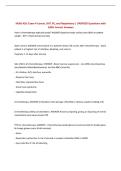 NURS 420&colon; Exam 4 Cancer&comma; DVT&comma; PE&comma; and Respiratory &vert; UPDATED Questions with 100&percnt; Correct Answers