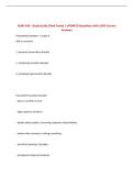 NURS 420 - Study Guide &lpar;Final Exam&rpar; &vert; UPDATED Questions with 100&percnt; Correct Answers