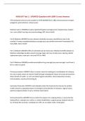 NURS 607 Test 1 &vert; UPDATED Questions with 100&percnt; Correct Answers&NewLine;