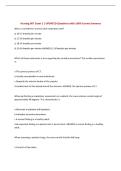 Nursing 607 Exam 2 &vert; UPDATED Questions with 100&percnt; Correct Answers&NewLine;