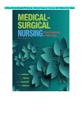 Test Bank For Medical-Surgical Nursing&colon; Clinical Reasoning in Patient Care  6th Edition by Priscilla T LeMone&comma; Karen M&period; Burke&comma; Gerene Bauldoff&comma; Paula Gubrud