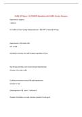 BUNDLE FOR NURS 607 EXAMS with  UPDATED Questions and 100&percnt; Correct Answers