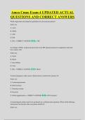 Amca Cmac Exam 4 UPDATED ACTUAL &NewLine;QUESTIONS AND CORRECT ANSWERS