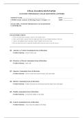 ANATOMY AND PHYSIOLOGY EXAM 2026  COMPLETE EXAM QUESTIONS AND ANSWERS 100&percnt; VERIFIED A&plus; GRADE ASSURED&excl;&excl;&excl;&excl;&excl; NEW LATEST UPDATE&excl;&excl;&excl;&excl;