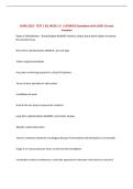 NURS 2523 - TEST 1 &2 WEEK 1-5 &vert; UPDATED Questions with 100&percnt; Correct&NewLine;Answers
