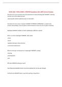 NURS 2528 - FINAL EXAM &vert; UPDATED Questions with 100&percnt; Correct Answers&NewLine;