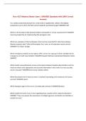 Nurs 4127 Mastery Diaster Exam &vert; UPDATED Questions with 100&percnt; Correct&NewLine;Answers