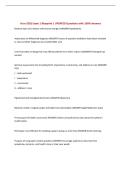 Nurs 5352 Exam 1 Blueprint &vert; UPDATED Questions with 100&percnt; Answers&NewLine;