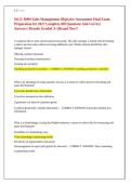 WGU D099 Sales Management OA Questions&comma; Answers and Rationales 2027