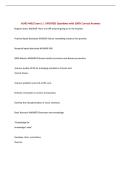 NURS 4402 Exam 1 &vert; UPDATED Questions with 100&percnt; Correct Answers&NewLine;