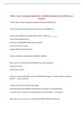 N4581 - Exam 3 &lpar;Complex Needs&sol;Reid&rpar; &vert; UPDATED Questions with 100&percnt; Correct Answers&NewLine;