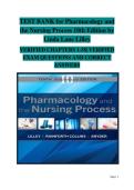 Pharmacology and the Nursing Process&comma; 10th Edition by Linda Lane Lilley&colon; All-in-One Test Bank &vert; Verified Chapter-by-Chapter Questions &lpar;1&ndash;58&rpar; &semi; Exam Practice with Answer Key &vert; Nursing Pharmacology Study Resource