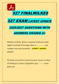 NSG 527 Final Exam &lpar;Latest 2026 &sol; 2027&rpar; Questions and Answers with Verified Rationales&comma; 100&percnt; Guarantee Pass - Wilkes&NewLine;