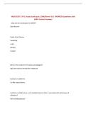 NURS 5337 CYP 1 Study Guide quiz 2 DM&sol;Derm&sol; GI &vert; UPDATED Questions with 100&percnt; Correct Answers