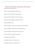 NURS 5359 Exam 4 Memory Aides &vert; UPDATED Questions with 100&percnt; Answers&NewLine;