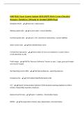 NAB RCAL Exam &lpar;Latest Update 2026&vert;2027&rpar; With Correct Detailed&NewLine;Answers &vert;Solutions &vert;Already A&plus; Graded &lpar;100&percnt; Pass&rpar;&NewLine;