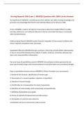 Nursing Research 5366 Exam &vert; UPDATED Questions with 100&percnt; Correct Answers&NewLine;