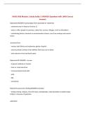 NURS 5433 Module 1 Study Guide &vert; UPDATED Questions with 100&percnt; Correct Answers