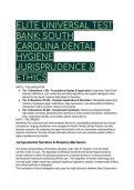 Elite South Carolina Dental Hygiene Jurisprudence & Ethics Test Bank &vert; 56&plus;  Q&A &plus; In-Depth Rationale &NewLine;&lpar;2026&sol;2027&rpar;