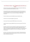 Nurs 5433 Family 2&colon; Module 1 &ndash; EENT &vert; UPDATED Questions with 100&percnt; Correct Answers&NewLine;