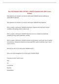 Nurs 5433 Module 6 MSK UTA FNP2&vert; UPDATED Questions with 100&percnt; Correct Answers