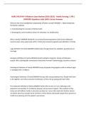 NURS 5433 FNP II Midterm Exam Review &lpar;2026-2027&rpar; - Family Nursing &vert; UTA &vert; UPDATED Questions with 100&percnt; Correct Answers&NewLine;