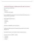 NURS 5433 FNP II Final Exam &vert; UPDATED Questions with 100&percnt; Correct Answers&NewLine;