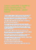 Testbank Linux&plus; and LPIC-1 Guide to Linux Certification 7th Edition Eckert Q&A&NewLine;&NewLine;