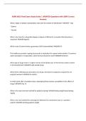 NURS 6013 Final Exam Study Guide &vert; UPDATED Questions with 100&percnt; Correct Answers&NewLine;