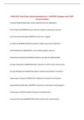NURS 6013 Final Study Guide &lpar;exhaustive list&rpar; &vert; UPDATED Questions with 100&percnt; Correct Answers