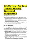 ELITE Colorado Mortuary Science & Jurisprudence Test Bank 2026&sol;2027 &vert; 55&plus; Q&A &plus; S-Tier Rationale & Mentor Analysis