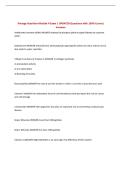 Portage Nutrition Module 4 Exam &vert; UPDATED Questions with 100&percnt; Correct Answers