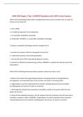 OMIS 338 Chapter 3 Test &vert; UPDATED Questions with 100&percnt; Correct Answers&NewLine;