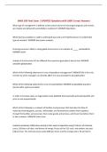OMIS 338 Final Exam &vert; UPDATED Questions with 100&percnt; Correct Answers&NewLine;