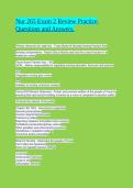 Testbank NUR 265 Exam 2 Med-Surg Questions Answers 2026 Galen Q&A&NewLine;&NewLine;