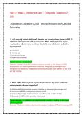 Chamberlain University NR511 Week 4 Midterm Exam &vert; Complete Practice Questions & Verified Answers &lpar;2026&ndash;2027 Clinical Assessment Update&rpar;