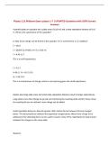 Physics 112 Midterm Exam quizzes 1-7 &vert; UPDATED Questions with 100&percnt; Correct Answers