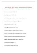 WVU Physics 112 - Exam 4 &vert; UPDATED Questions with 100&percnt; Correct Answers&NewLine;